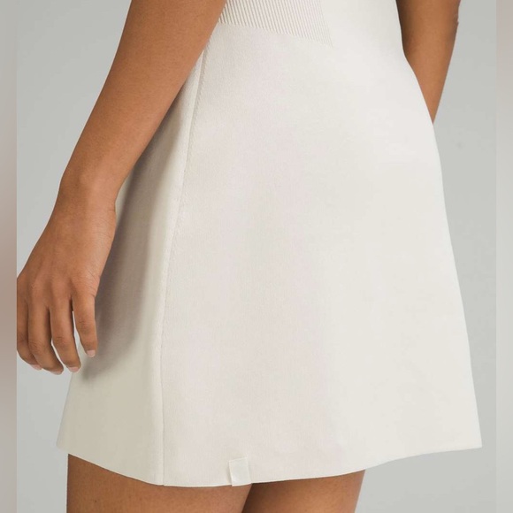 Lululemon Tight-Fit Knit Tank Mini Dress in Bone Large - Picture 3 of 11